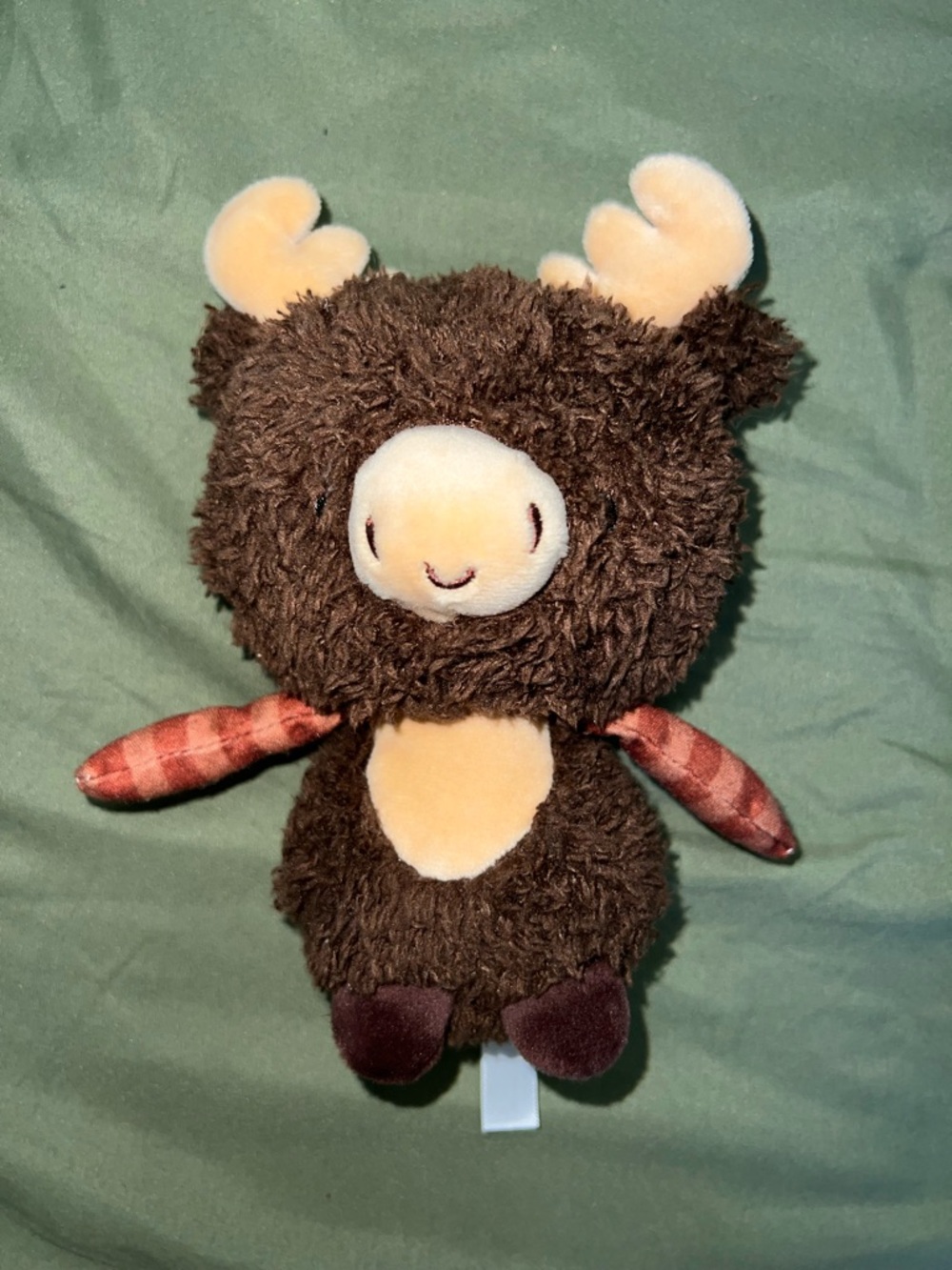 Brown Plush Moose Plush Accent